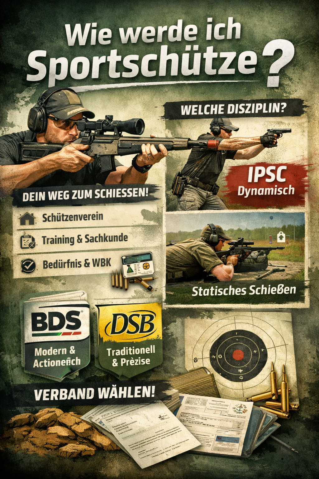 Sportschütze werden: Ablauf, Disziplinen & Verband / STONEHAWK
