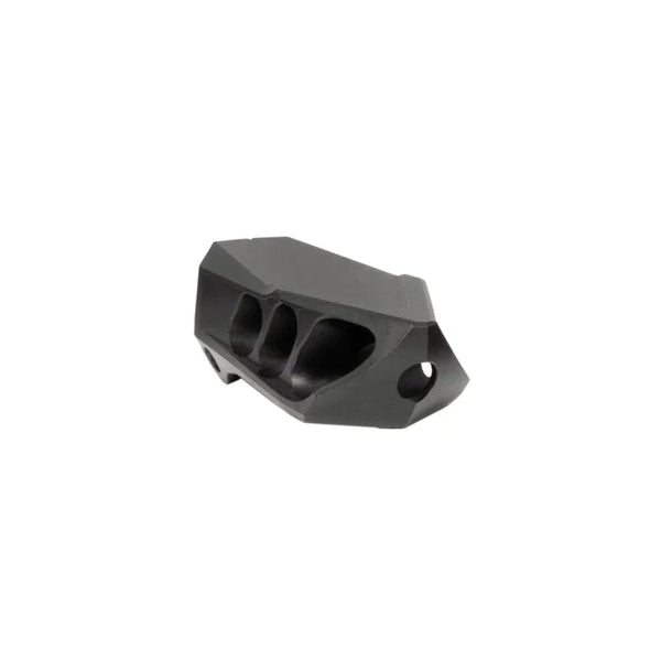 Schalldämpfer-Adapter aus Metall, schwarz, matt, mit Lüftungsöffnungen, Stonehawk Produkt