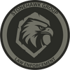 Stonehawk Logo mit stilisiertem Adlerkopf, Kreisform, Schriftzug Law Enforcement