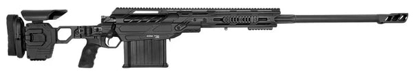 CDX-50 Präzisionsgewehr schwarz, taktischer Schaft, langer Lauf, verstellbare Schulterstütze