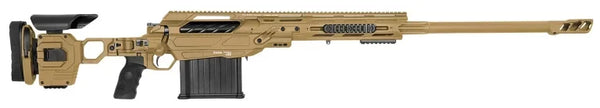 CDX-50 TAN Präzisionsgewehr mit verstellbarem Schaft, Magazin und taktischer Ausführung
