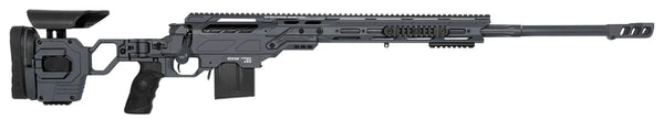 Präzisionsgewehr CDX-LITE in Grau mit verstellbarem Schaft und Taktiklauf, seitlich