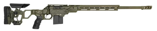 CDXR7 Scharfschützengewehr mit grünem Chassis, verstellbarem Schaft und Magazin, Stonehawk