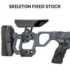 SKELETON FIXED STOCK, verstellbare Schaftkappe und Wangenauflage aus Metall, Detailansicht