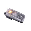 NEXTORCH UT41 wetterfestes Clip-LED-Licht mit Akku, eine LED leuchtet gelb-orange