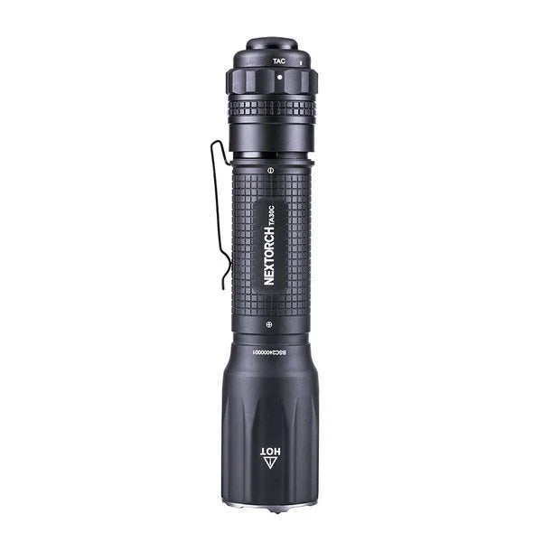 NEXTORCH TA30S taktische LED Taschenlampe, 1300 Lumen, Nano-Keramik Glasbrecher, Stroboskop