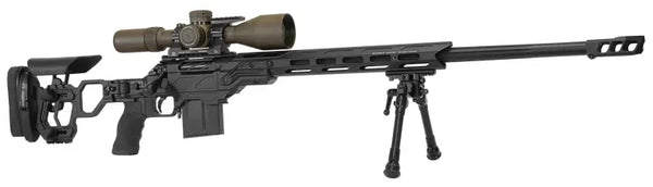 Präzisionsgewehr R7 Lite Comp mit Zielfernrohr und Zweibein, schwarz, für Sportschützen