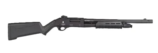 Repetierflinte TDP12 MOD132 in Schwarz, robuste Pump-Action-Flinte für Sportschützen