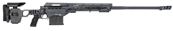 Präzisionsgewehr Stonehawk SHDW-GRY mit verstellbarem Schaft und Mündungsbremse, Seitenansicht