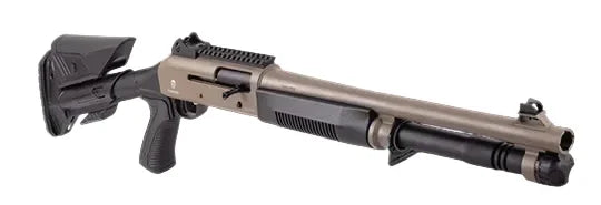 SLF Quake Combat Tactical FDE Selbstladeflinte mit taktischem Schaft und Picatinny-Schiene