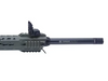 Typhoon F12 Classic OD Green IPSC5 Selbstladeflinte, grün, Laufdetail mit Kimme