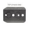 Arca Adapterplatte mit Befestigungslöchern, stabile Montage für Chassis-Systeme