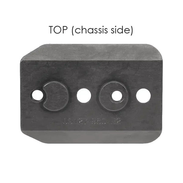 Arca Adapterplatte mit Befestigungslöchern, stabile Montage für Chassis-Systeme