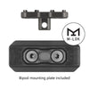 M-LOK Bipod-Adapterplatte aus Metall für Zweibein, Montagezubehör, Nahaufnahme, Produktfoto