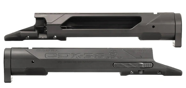 CDX-30 Receiver Optionen, zwei schwarze Gehäuse, sportliches Waffen-Zubehör