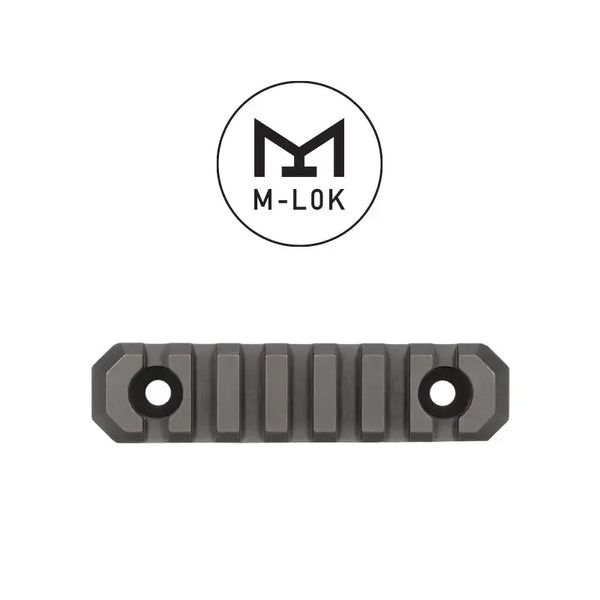 CDX M-LOK 3.5 Zoll Bipod-Schiene, Aluminium, schwarz, mit Montageschrauben