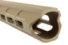 Cadex Defence Chassis System, hellbraunes Vorderschaft-Modul, Aluminium, Detailansicht