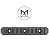 M-LOK modular 5 Zoll Schiene in Schwarz, Picatinny Montagehilfe, robuste Bauweise