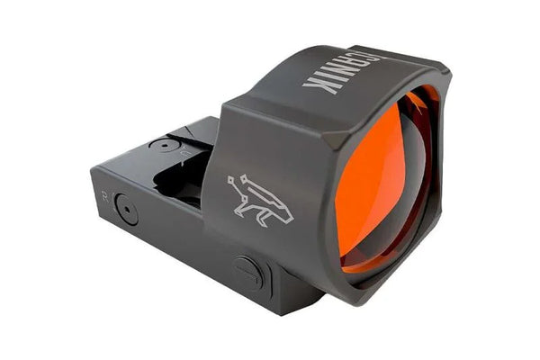 MO3 Mecanik Red Dot Visier, schwarzes Gehäuse mit roter Linse, Kompaktdesign