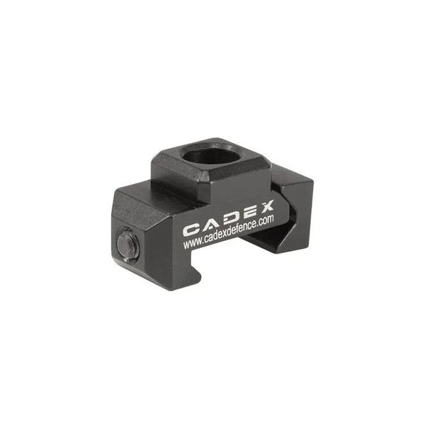 Kleiner Picatinny-Sling-Adapter aus Metall, Montagezubehör für Waffen, schwarze Ausführung