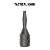 Tactical Knob aus Metall mit Rautenmuster, gerändelter Griff, Zubehör für Sportschützen