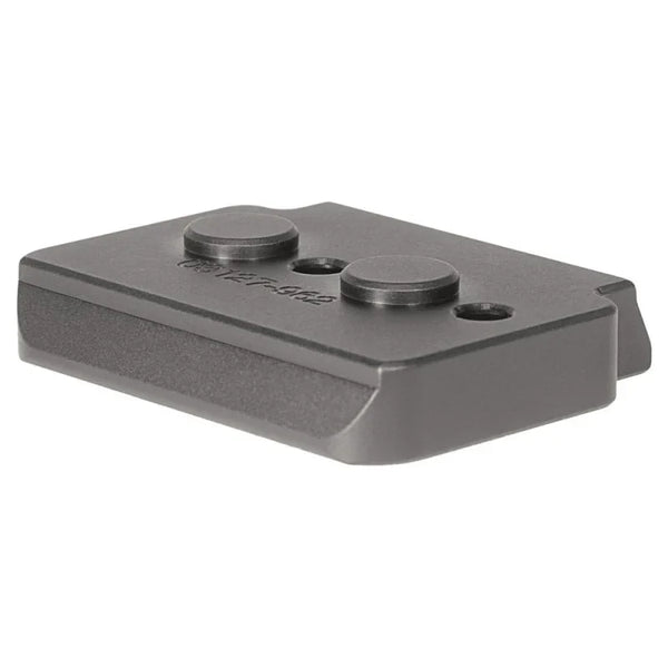 Tripod RC2 Adapterplatte in Schwarz, stabile Montage für Optik-Zubehör, Nahaufnahme