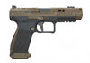 Canik TTI Combat Pistole, halbautomatisch, zweifarbig Schwarz-Tan, modernes Design