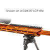 Universal NVD-2 Montage auf CDX-R7 LCP Gewehr, orange Handschutz mit Zweibein, Optikzubehör