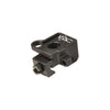 Schwarze VTAC Montageschiene für Zubehör, kompakter Adapter aus Metall, Nahaufnahme