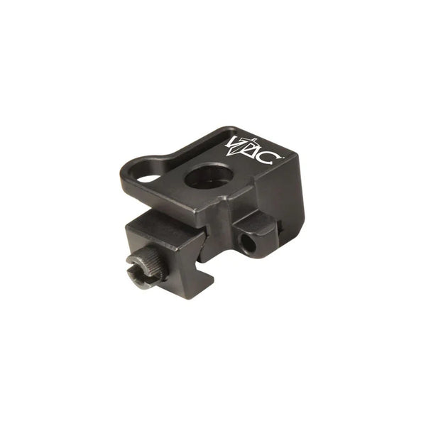 Schwarze VTAC Montageschiene für Zubehör, kompakter Adapter aus Metall, Nahaufnahme