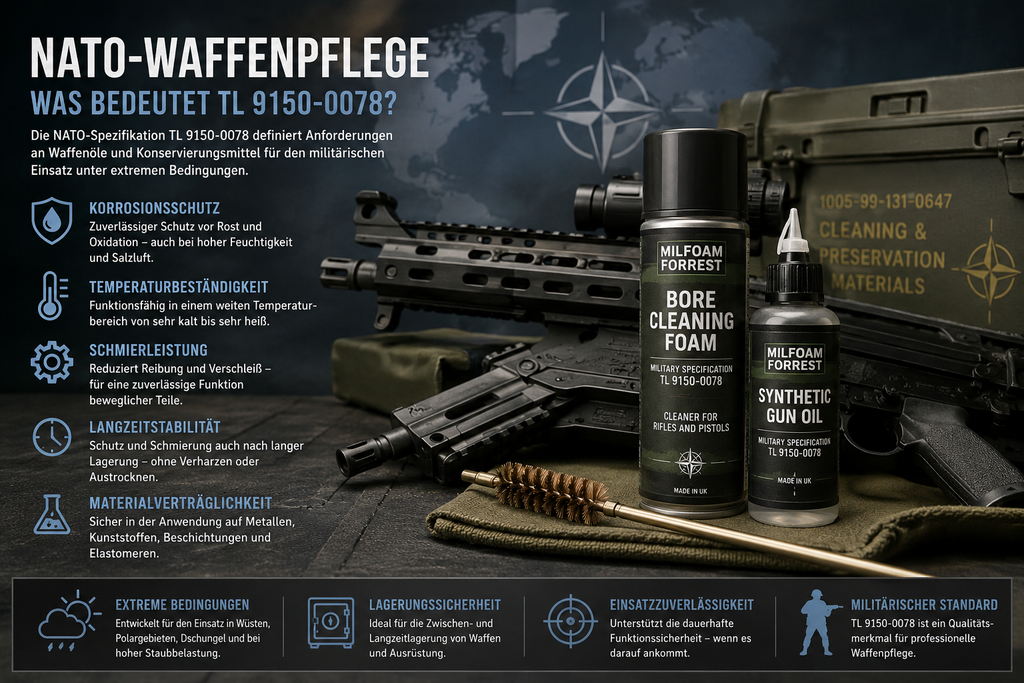 NATO-Waffenpflege erklärt – Was bedeutet TL 9150-0078