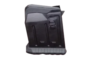 Schwarzes 2-Schuss Magazin für Jagd- und Sportwaffen, robustes Design