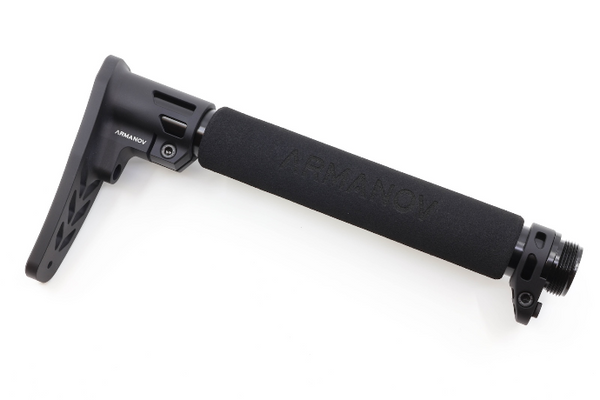 Armanov SPORTSTER Ultralight Rifle Stock – Ultraleichter AR15 / AR9 Präzisionsschaft aus Aluminium