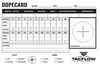 Dopecard PRS Field Tool – Präzisions Schießkarte MIL/MOA | Tacflow Systems