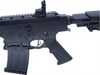 SLF Typhoon F12 Classic Black mit Magazin, Abzug und verstellbarem Schaft seitlich abgebildet