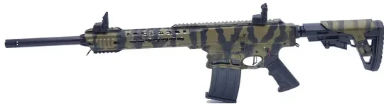 SLF Typhoon F12 Classic Bronze Halbautomat mit Camouflage-Optik, Sportschützen Gewehr