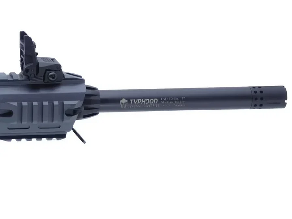 SLF Typhoon F12 Classic Grey Lauf mit Visier, Detailansicht für Sportschützen