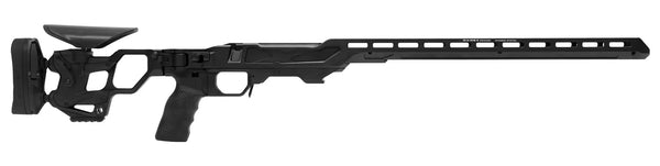 Strike XS Chassis System, schwarz, verstellbarer Schaft, Taktikzubehör für Sportschützen