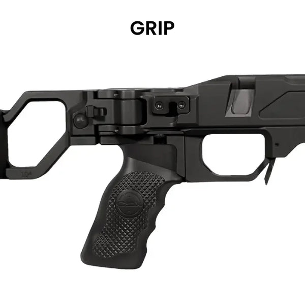 TREMOR-GRIP taktischer Waffen-Griff, strukturierte Oberfläche, schwarze Ausführung