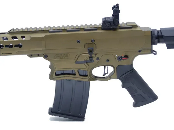 Typhoon F12 Classic Bronze IPSC Selbstladeflinte, Magazin, AR-Design, Sportschießen