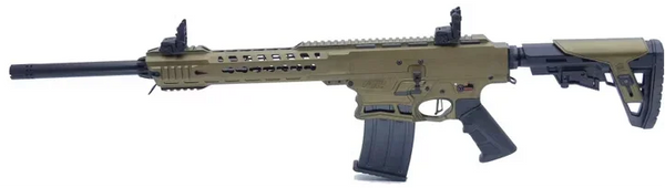 Typhoon F12 Classic Bronze IPSC 5 halbautomatische Flinte, sportliches Design, Magazin