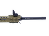 Typhoon F12 Classic Bronze IPSC Vorderansicht, Detail Lauf und Visiereinrichtung