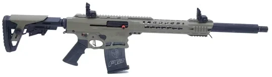 Typhoon F12 Classic FDE IPSC halbautomatische Flinte mit Magazin, Sportschützen-Design