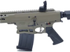 Typhoon F12 Classic FDE IPSC Sportschützen Selbstladeflinte, Detailansicht mit Magazin