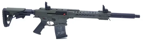 Typhoon F12 Classic OD Green Selbstladeflinte mit verstellbarer Schulterstütze, Sportschützen