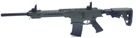 Typhoon F12 Classic OD Green halbautomatische Flinte für IPSC mit verstellbarem Schaft