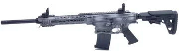 Typhoon F12 Classic DCI IPSC Selbstladeflinte in Satin-Finish, seitliche Schiene, verstellbare Schulterstütze