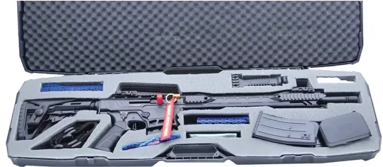 Typhoon F12 Maxi Black Selbstladeflinte im Waffenkoffer mit Zubehör, ideal für Sportschützen