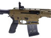 Typhoon F12 Maxi Bronze IPSC4 Selbstladeflinte, seitliche Ansicht, taktisches Design