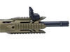 Typhoon F12 Maxi Bronze IPSC Vorderansicht Lauf mit Mündungsbremse und Klappkimme